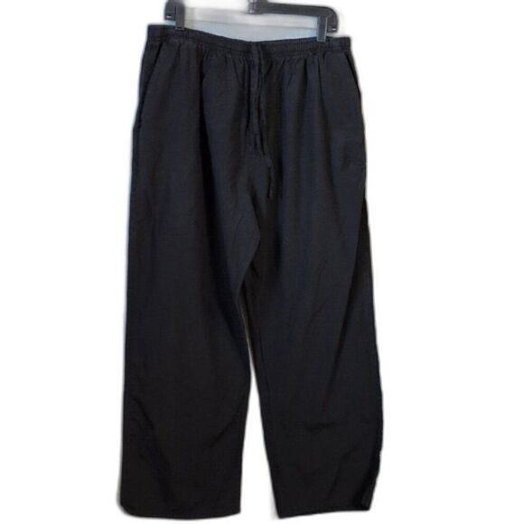 Pants - The Scrub Co Black Nurse Scrub Pants Drawstring Elastic Pockets Women's XL
